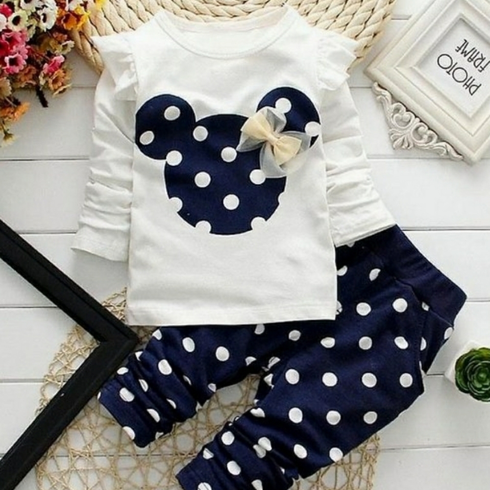 Baby girl 6month Minnie inspired 2 pieces set